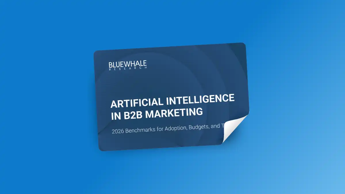 Artificial Intelligence in B2B Marketing Benchmark Report • BlueWhale ...
