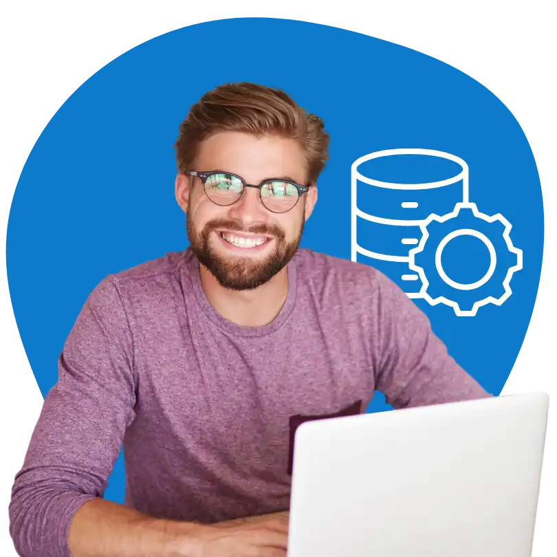 website banner audience page marketer with insights and intelligence icon