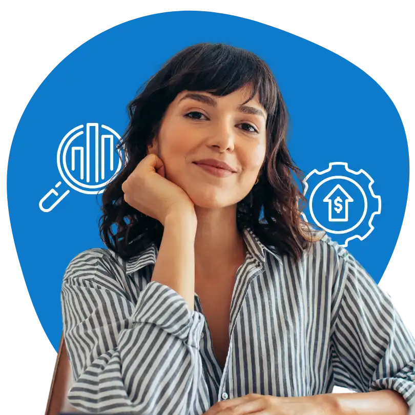 marketer with demand generation funnel and metrics